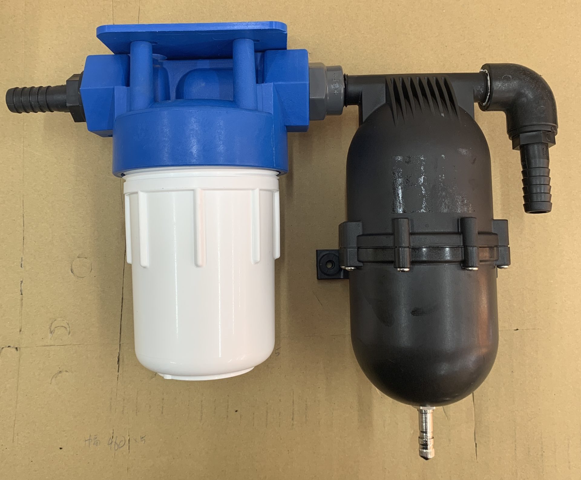 【アキュムレーター付・5μフィルターハウジング】ボート・ヨット用造水機/マリン造水機/海水淡水化装置